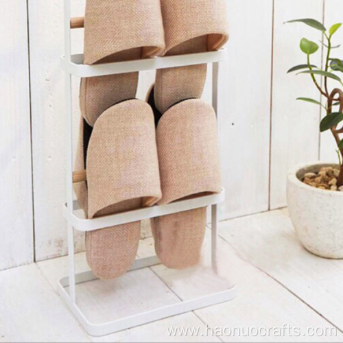 Industrial porch slippers rack modern shoe rack storage